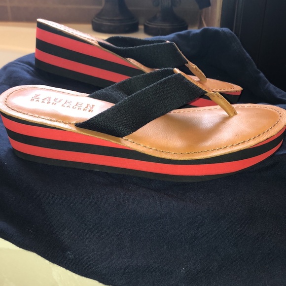 Ralph Lauren Flip Flops - Picture 3 of 4